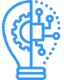 Wayne Foreman Logo - bulb light blue